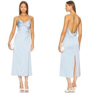 NEW NWT Katie May Danni Midi Dress In Celestial Blue